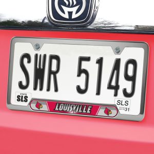 Fanmats louisville Kardinäle geprägt Kennzeichenrahmen, 6.25′′ x 12.25′′