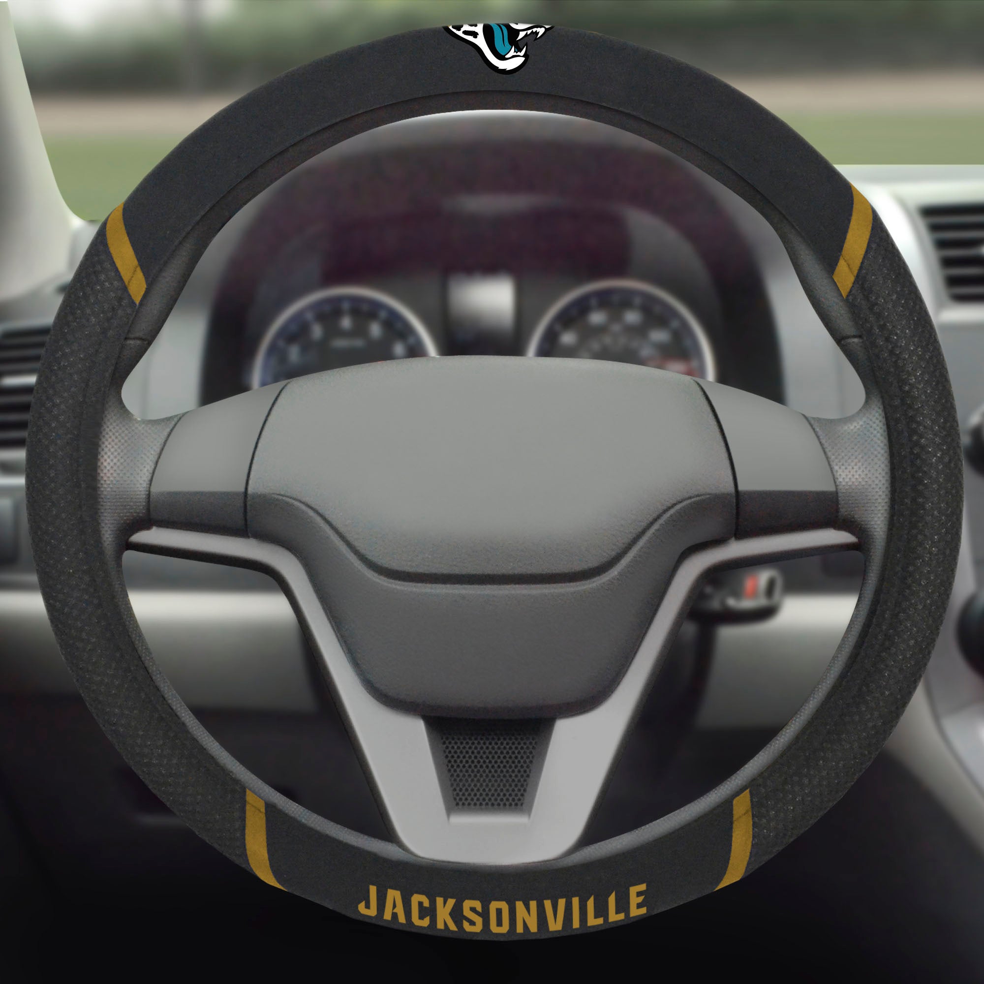 Fanmats Jacksonville Jaguars gestickte Lenkradabdeckung