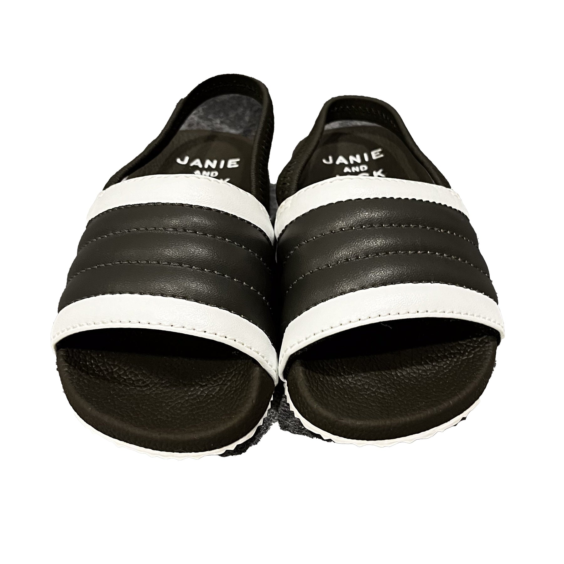 Janie and Jack Graue – weiße Sandalen für Jungen