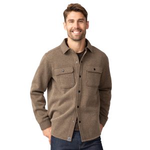 Free Country Herren Fleece twill Snap vorne Hemd 7833343787068