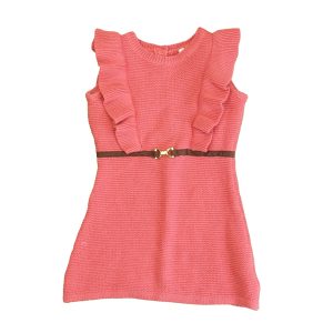 Janie and Jack Mädchen rosa Pullover Kleid 7805912842300