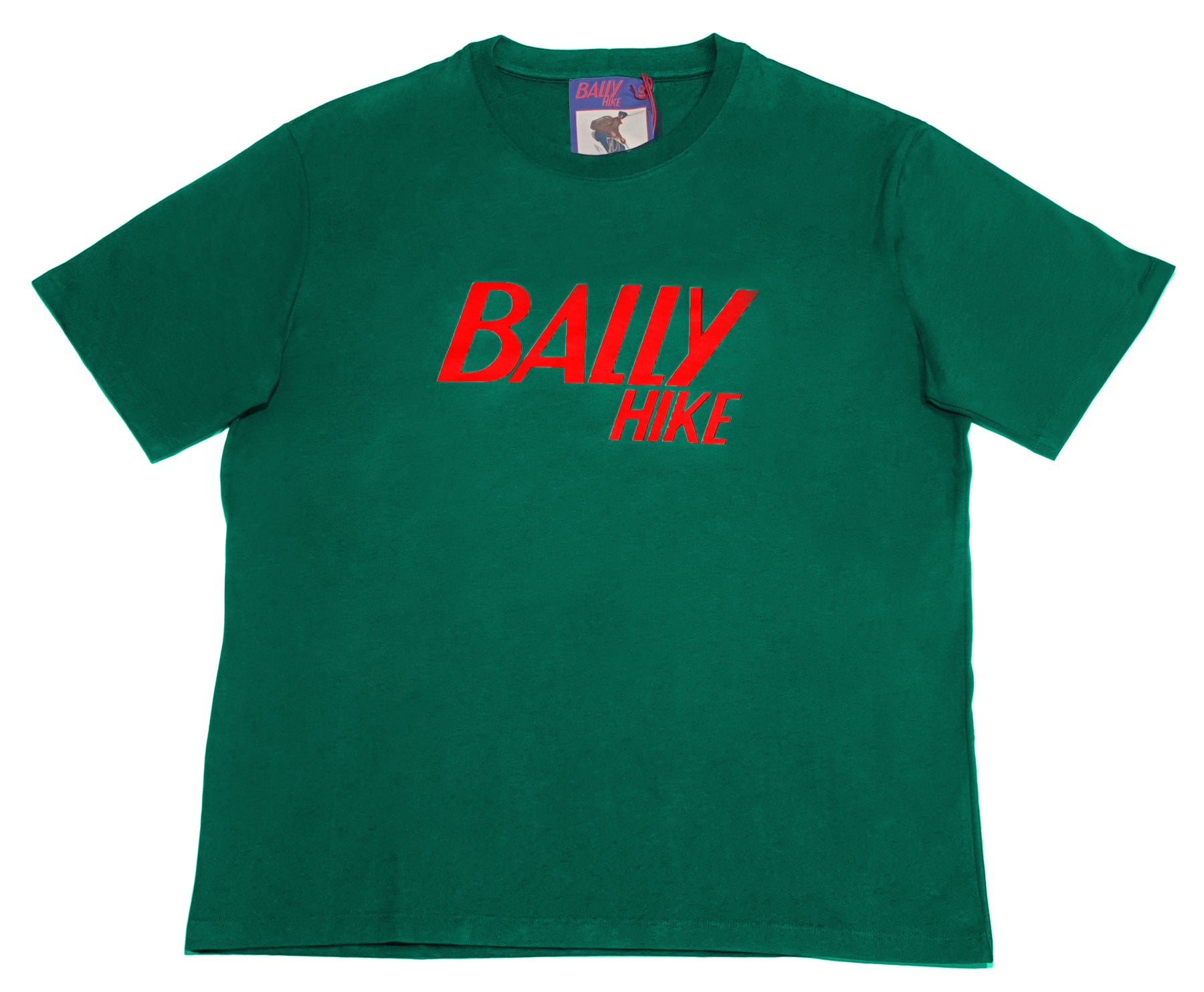 Bally 6238631 Herren Wanderung Grün Baumwolle Logo T-Shirt