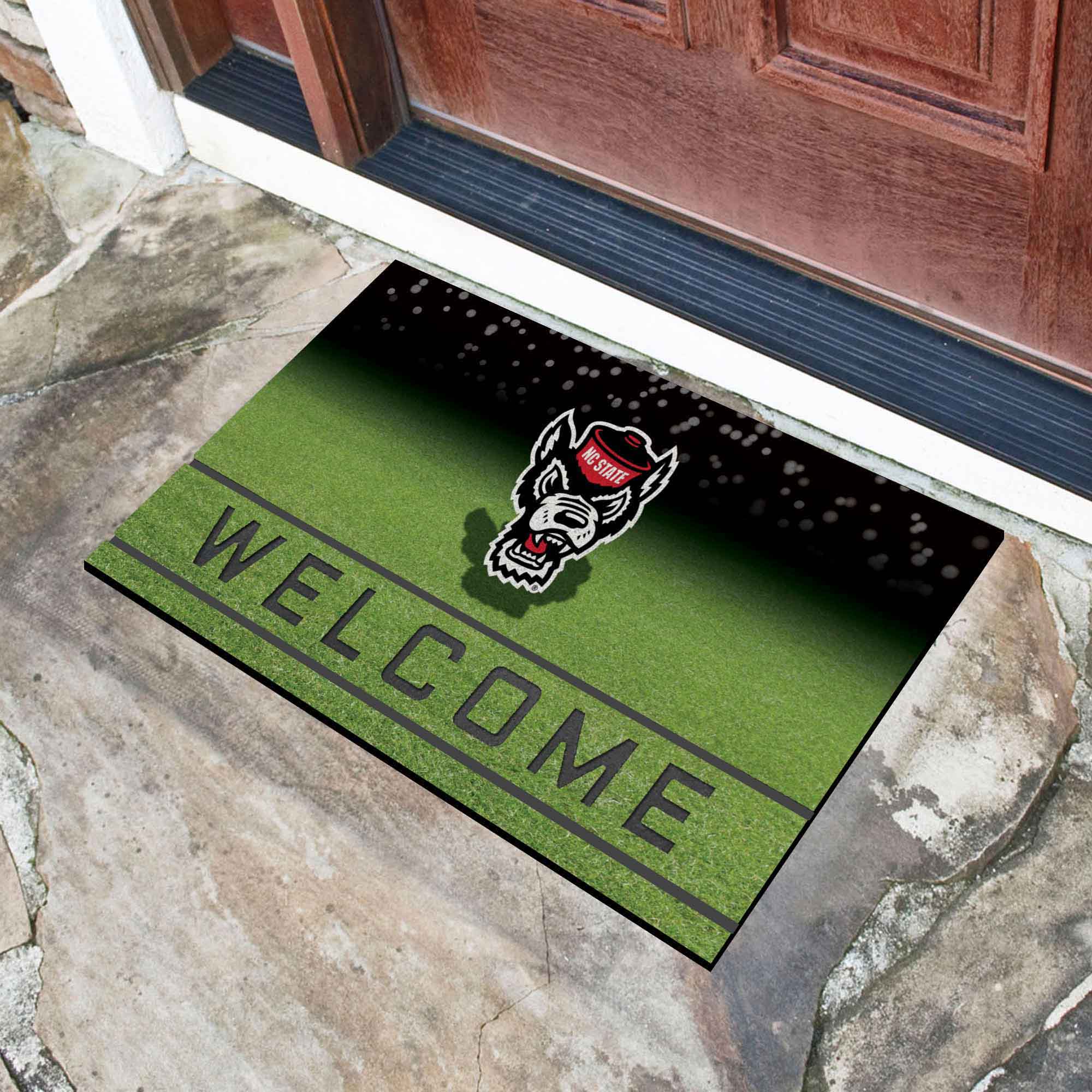 Fanmats NC State Wolfpack Gummi-Türmatte – 18′′ x 30′′