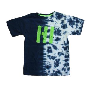 Mish Jungen Jungen blau Krawatte Farbstoff T-Shirt 7805857693756