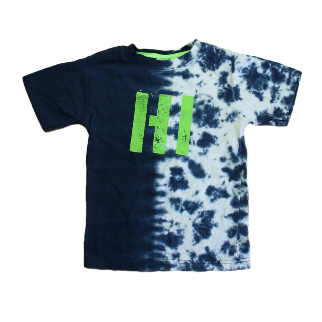 Blaues Batikmuster T-Shirt für Jungen