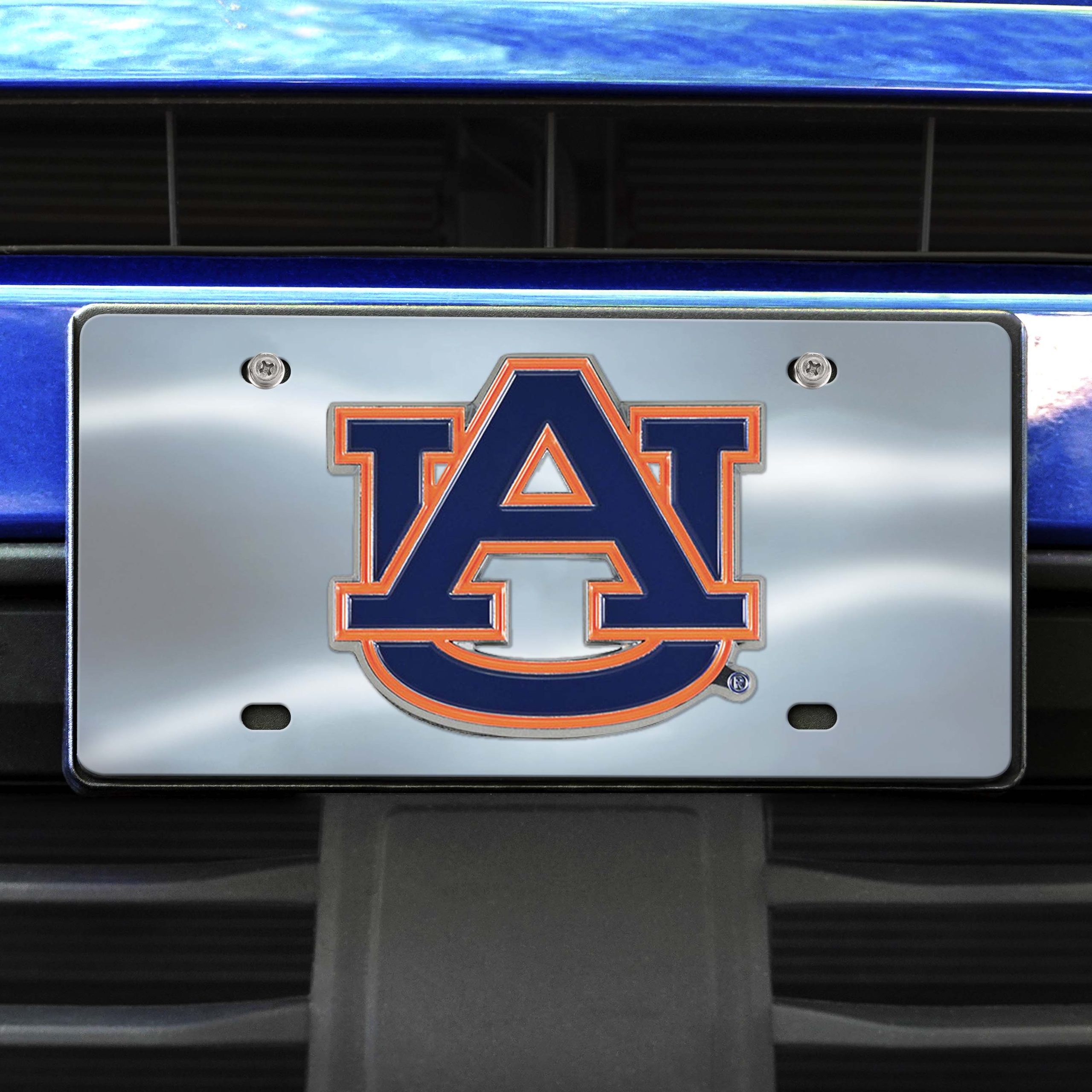 Fanmats Auburn Tigers 3D Edelstahl Nummernschild