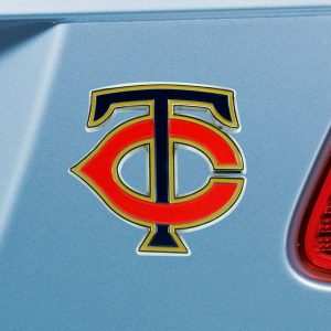 Fanmats minnesota Zwillinge 3D Farbe Metall Emblem