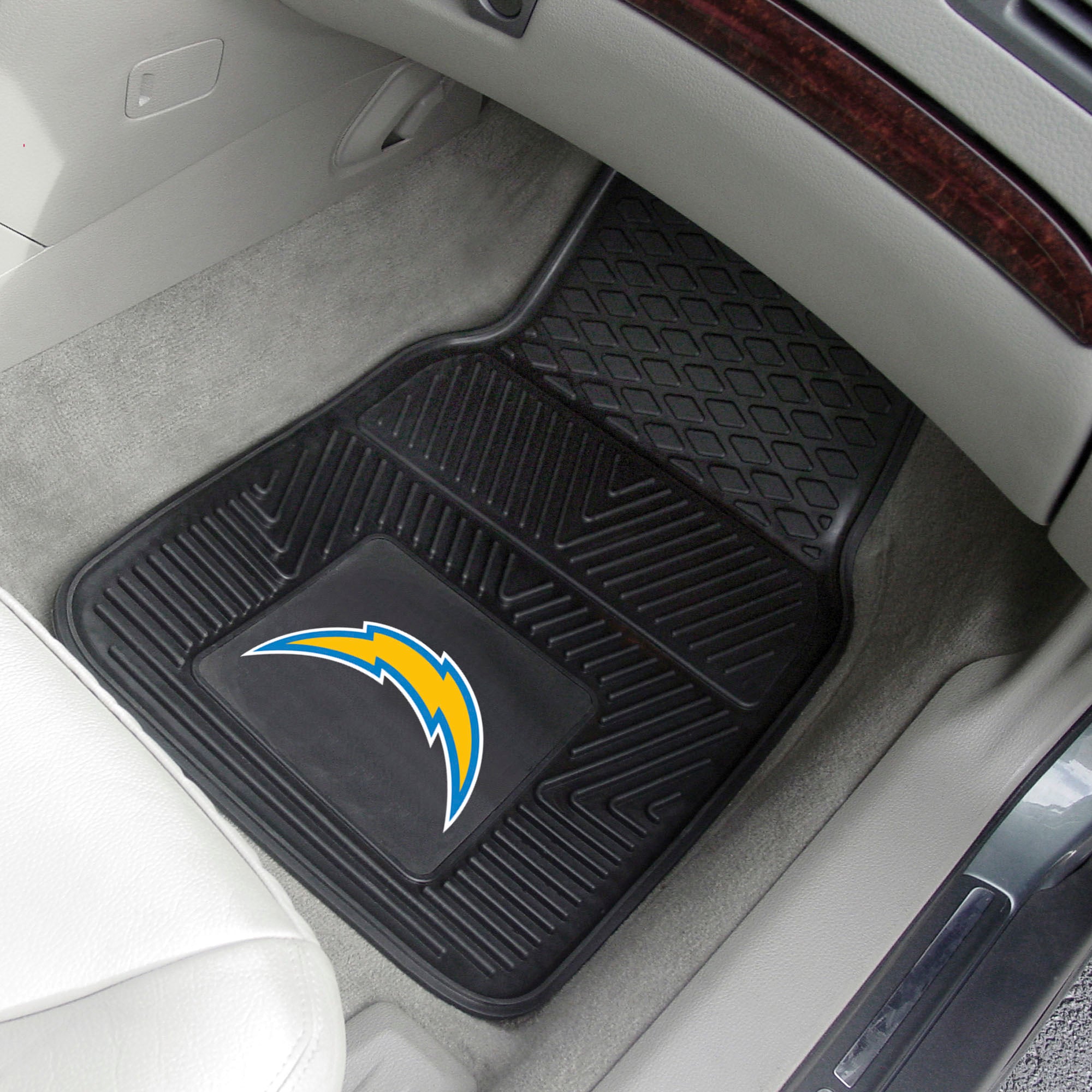 Fanmats Los Angeles Ladegeräte Heavy Duty Auto Matte Set – 2 Stück