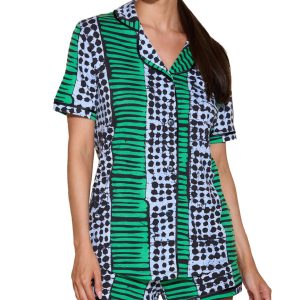 Cosabella Bella bedruckte Top Boxer Pyjama Set