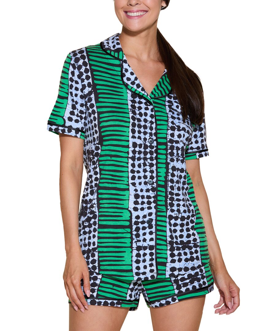 Cosabella Bella bedruckte Top Boxer Pyjama Set
