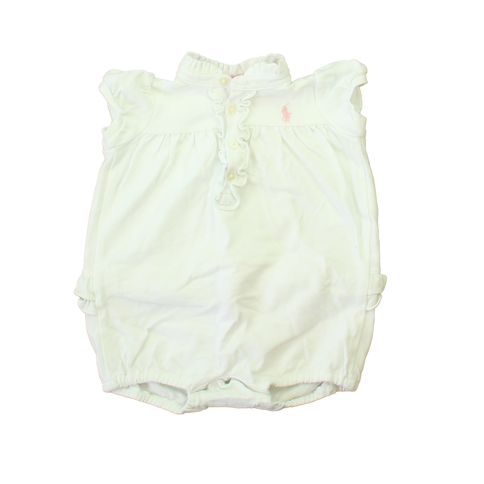 Ralph Lauren Mädchen weiß Strampler