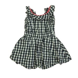 Crewcuts Mädchen Marineblau-weißes Kleid 7805899243580