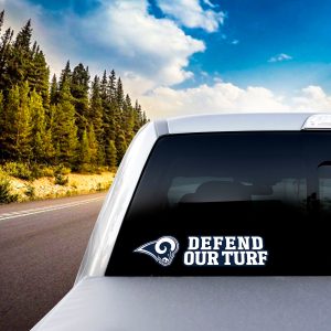 Fanmats los angeles rams 2 Stück Team Slogan Aufkleber Set