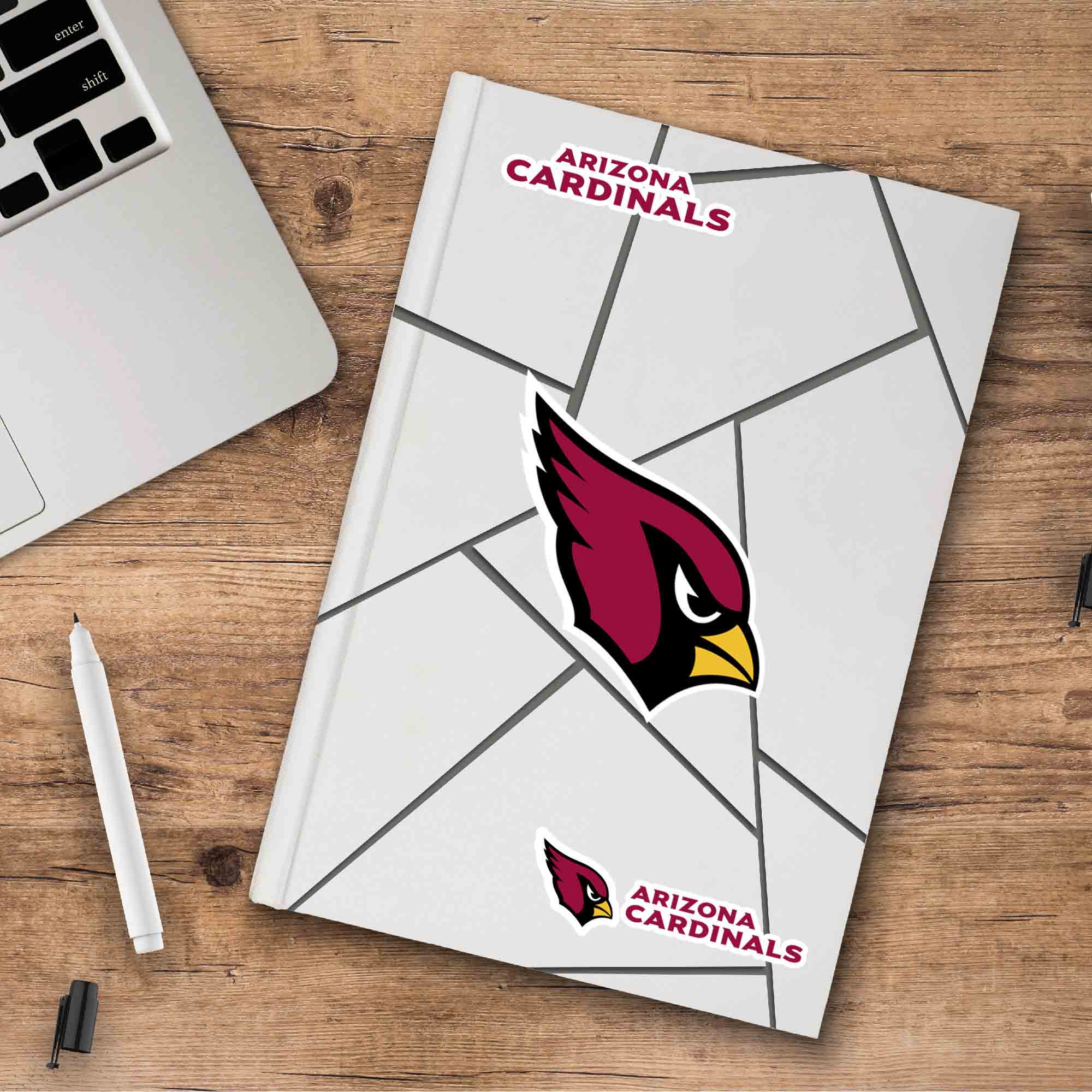 Fanmats Arizona Cardinals 3 Stück Aufkleber Set