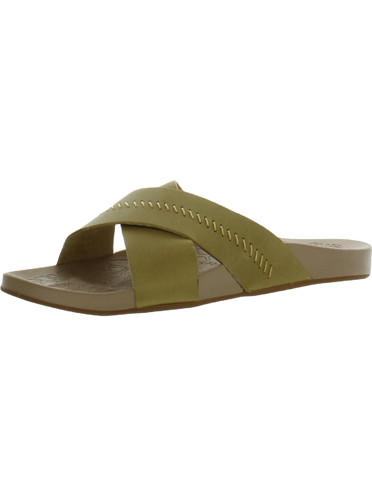 Kipe'a 'Olu Damen Leder Fußbett Slide Sandalen