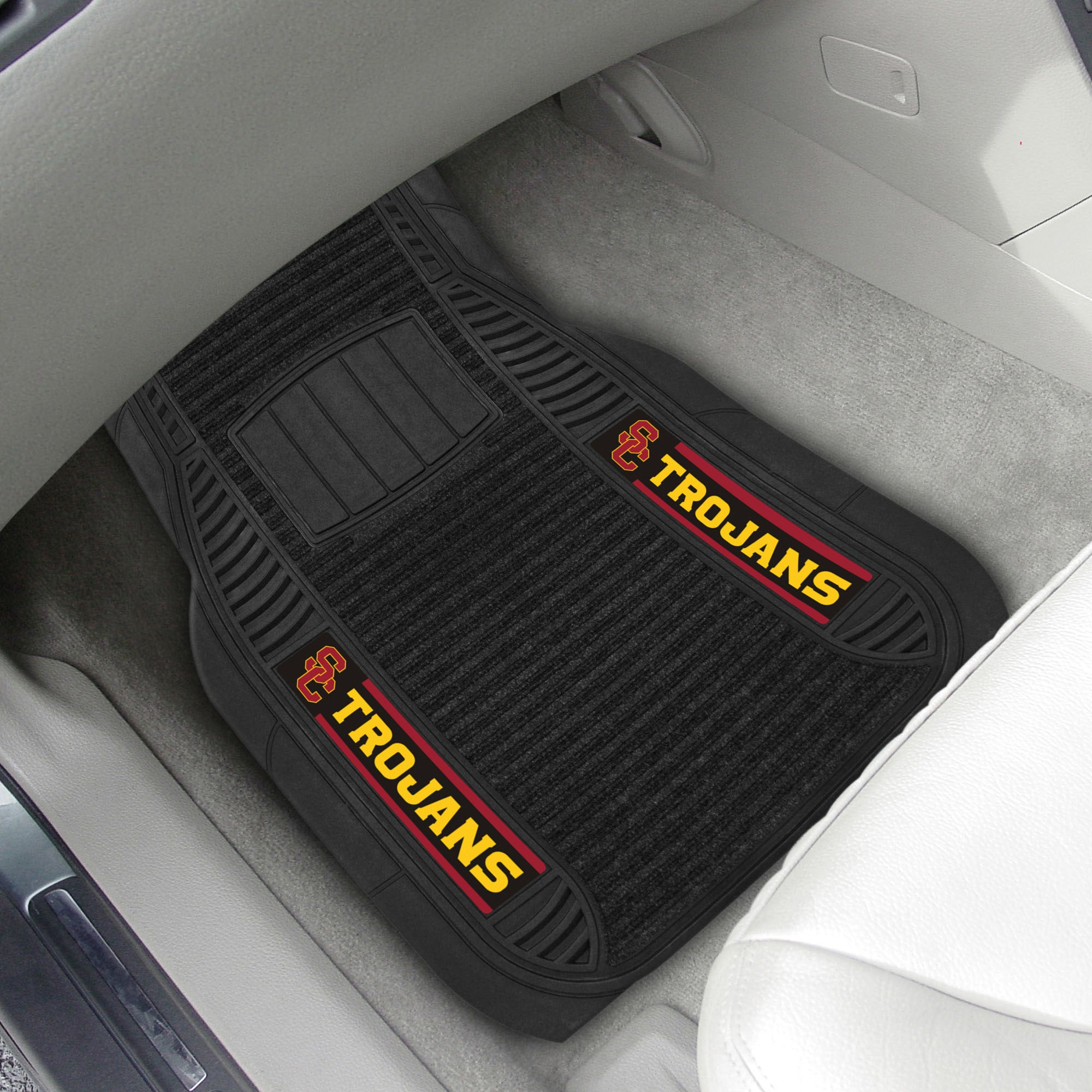 Fanmats Südkalifornien Trojaner 2 Stück Deluxe Auto Matte Set