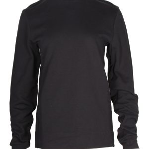 Balenciaga Logo-Rückseite Sweatshirt aus schwarzer Baumwolle