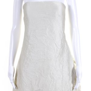 Brandon Maxwell weißes Minikleid 7833458704444