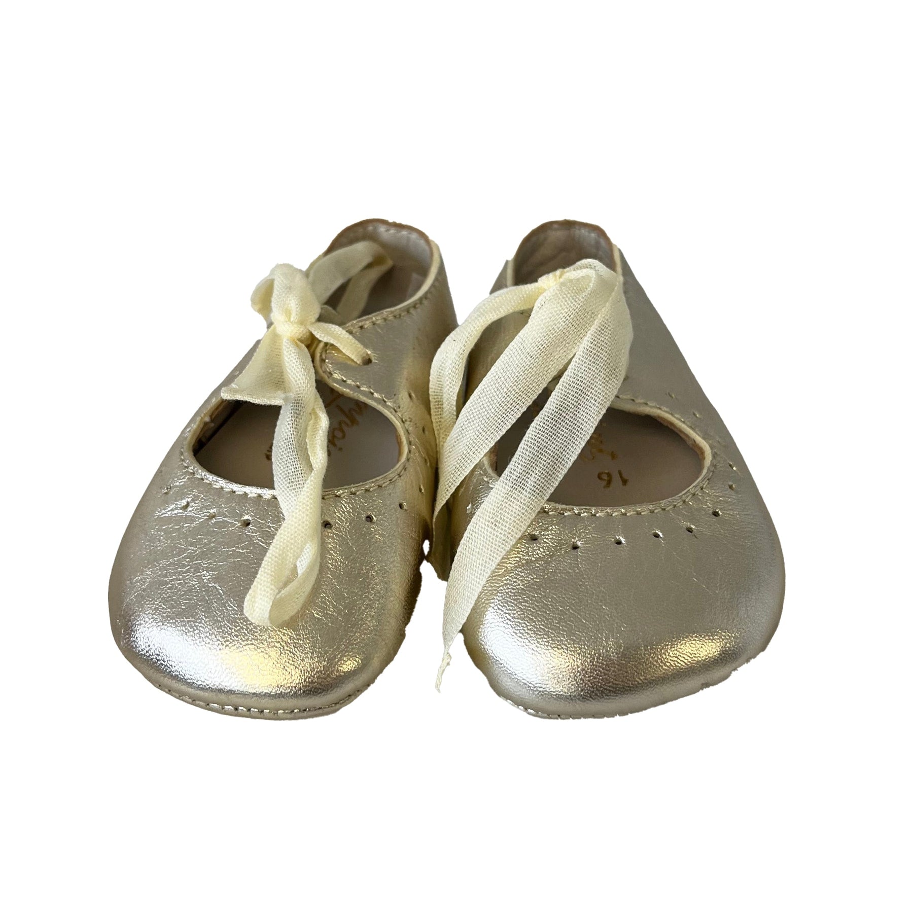 Bonpoint Mädchen Gold Schuhe
