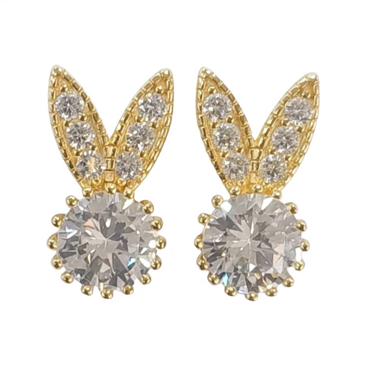 Bunny Stud Ohrringe aus Diamant