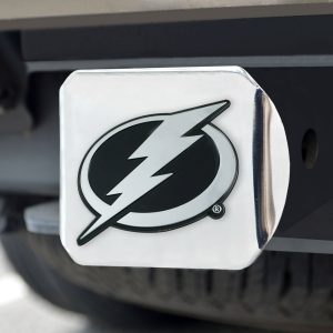 Fanmats Tampa Bay Blitz Chrom Metall Anhänglichkeit Abdeckung mit Chrom Metall 3D Emblem