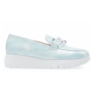 Damen Patent Loafer in Iris Aloe