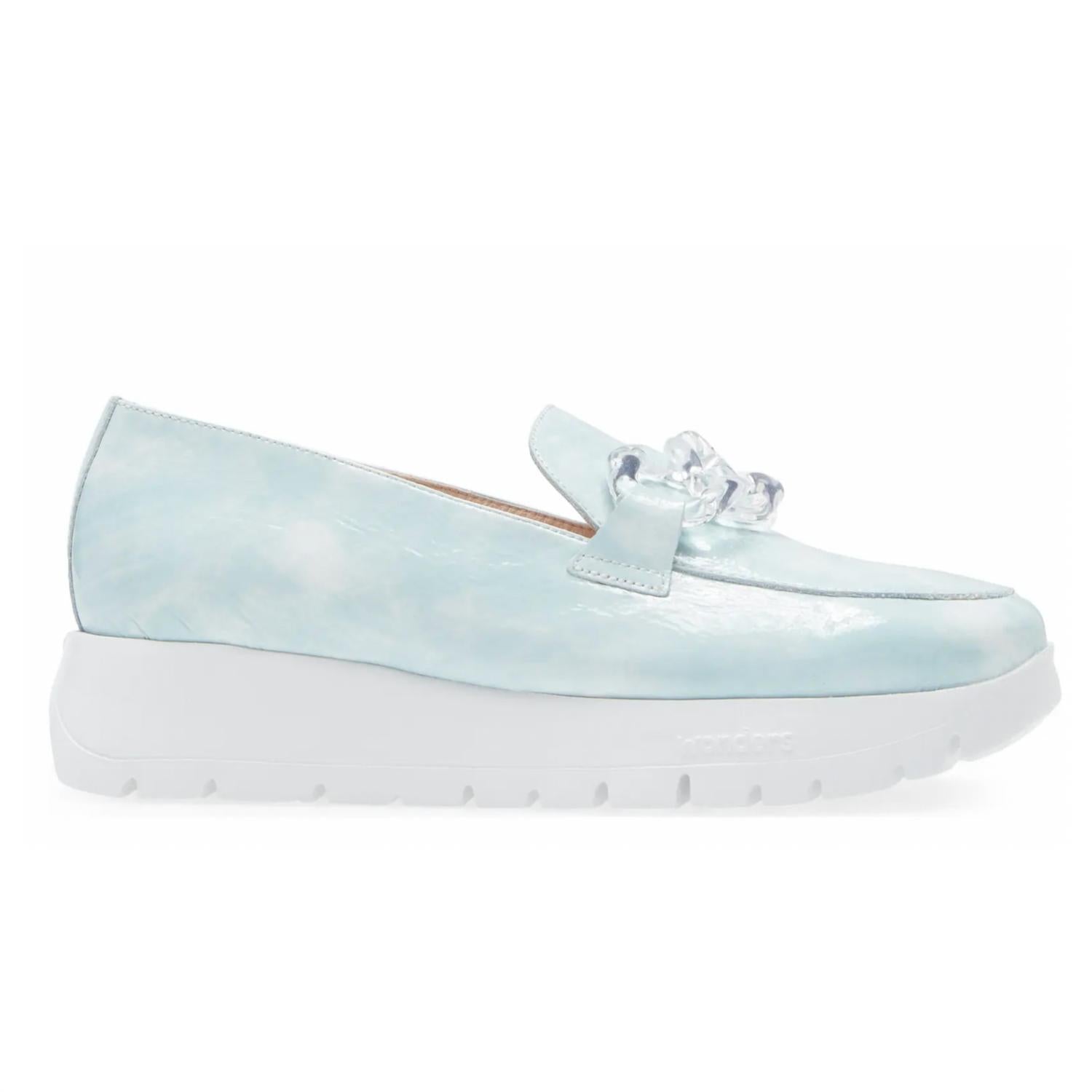 Damen Patent Loafer in Iris Aloe
