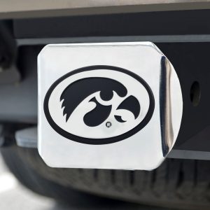 Fanmats iowa hawkeyes Chrom Metall Anhänglichkeit Abdeckung mit Chrom Metall 3D Emblem
