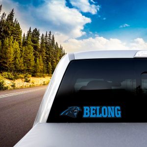 Fanmats Carolina Panthers 2 Stück Team Slogan Aufkleber Set