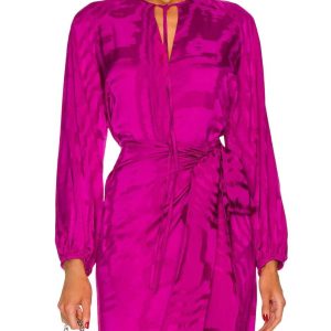 Vigolenbluse in Magenta-Ripple 7705934921788