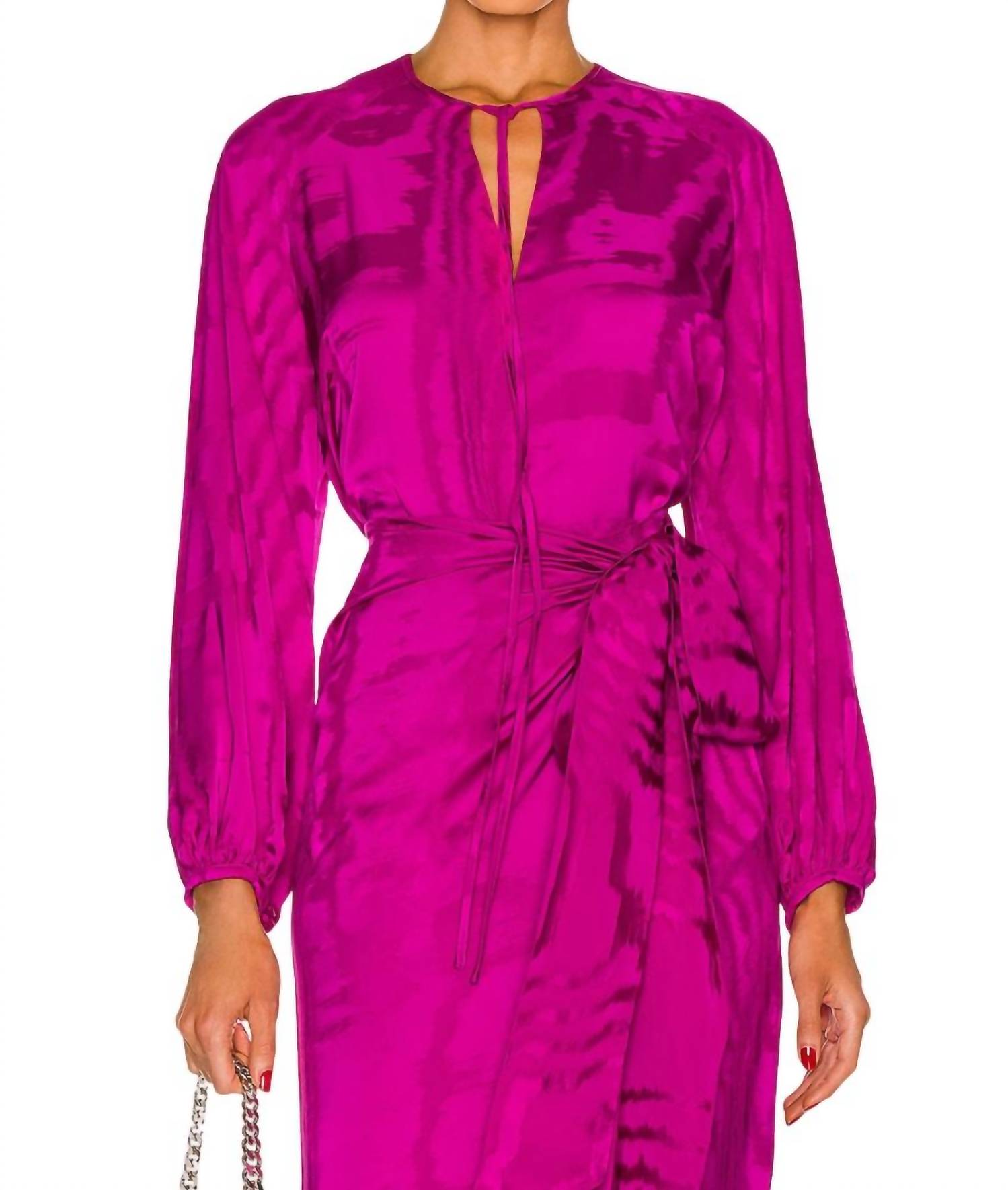 Vigolene Bluse im Magenta Ripple