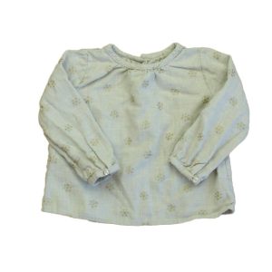 Natalys Mädchen beige-blaue Goldbluse 7805893214268