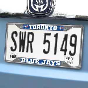 Fanmats Toronto blaue Jays Chrom Metall Kennzeichenrahmen, 6.25′′ x 12.25′′