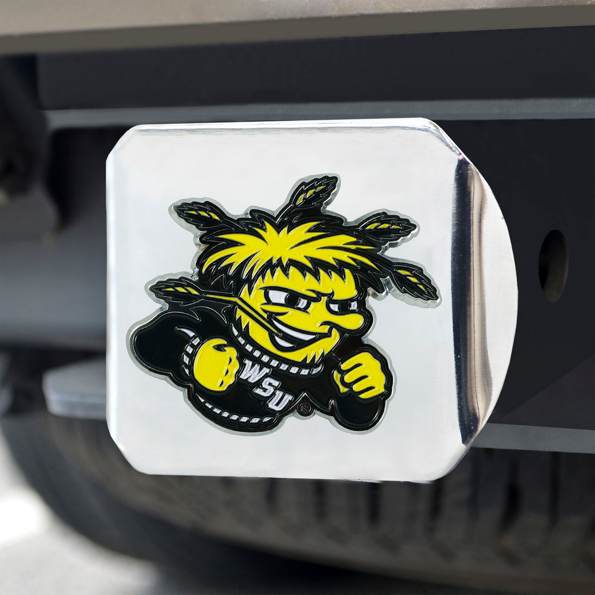 Fanmats Wichita State Shockers Hitch Cover – 3D-Farbemblem