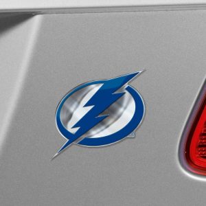 Fanmats Tampa Bucht Blitz schwere Pflicht Aluminium geprägte Farbe Emblem