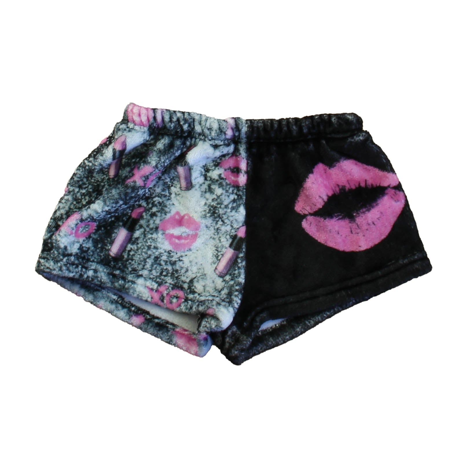 Penelope Wildberry Mädchen Schwarz – Rosa Lippenstift Pyjamas