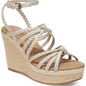 SHANA-ESPAD Damen Wildleder Keil Keil Absatzschuhe