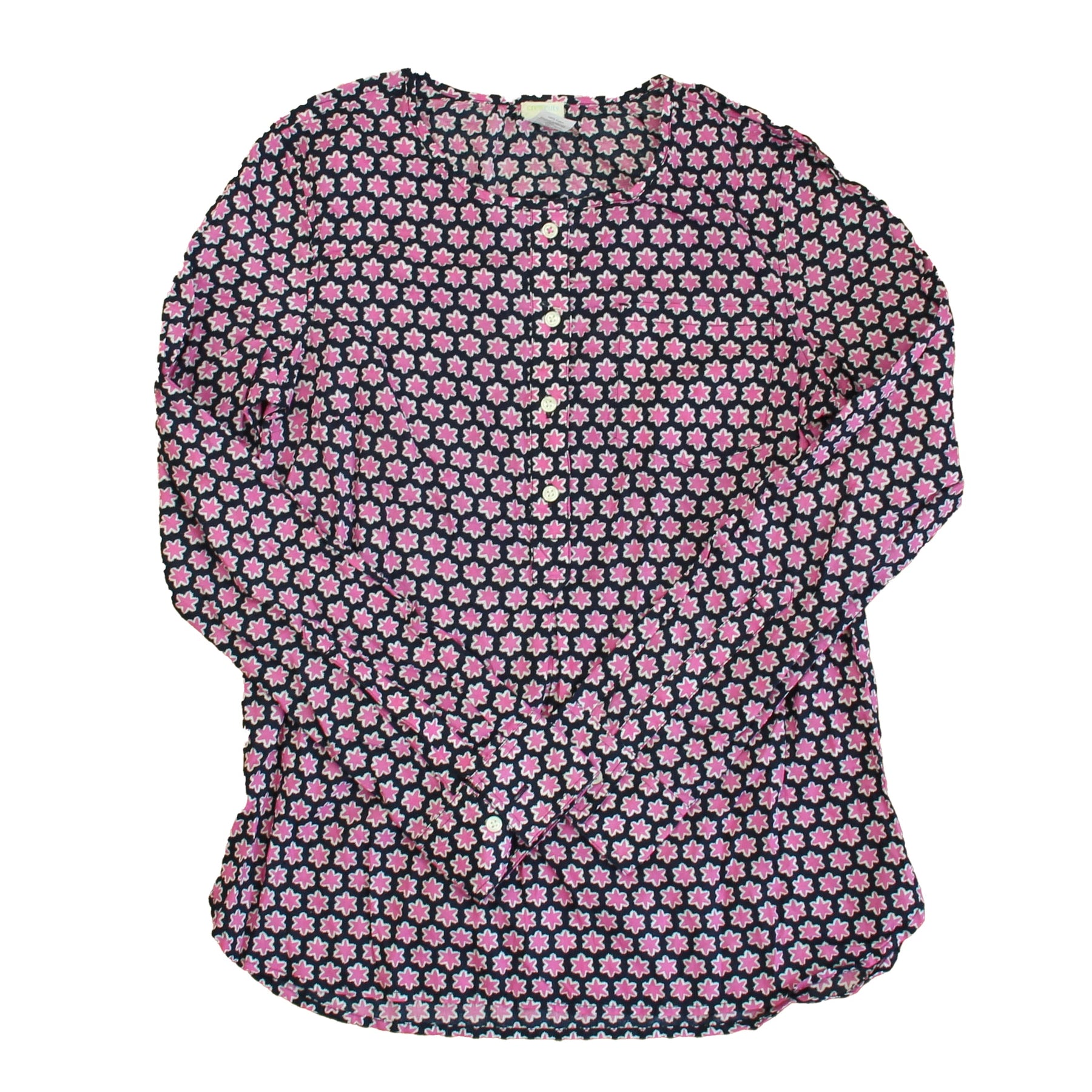 Crewcuts Mädchen Dunkelblau – Rosa Stars Bluse