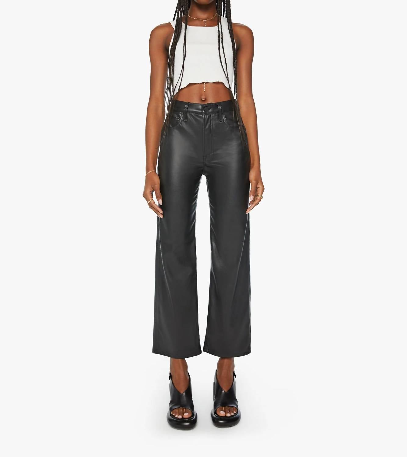Die Rambler Knöchel Jeans in Schwarz