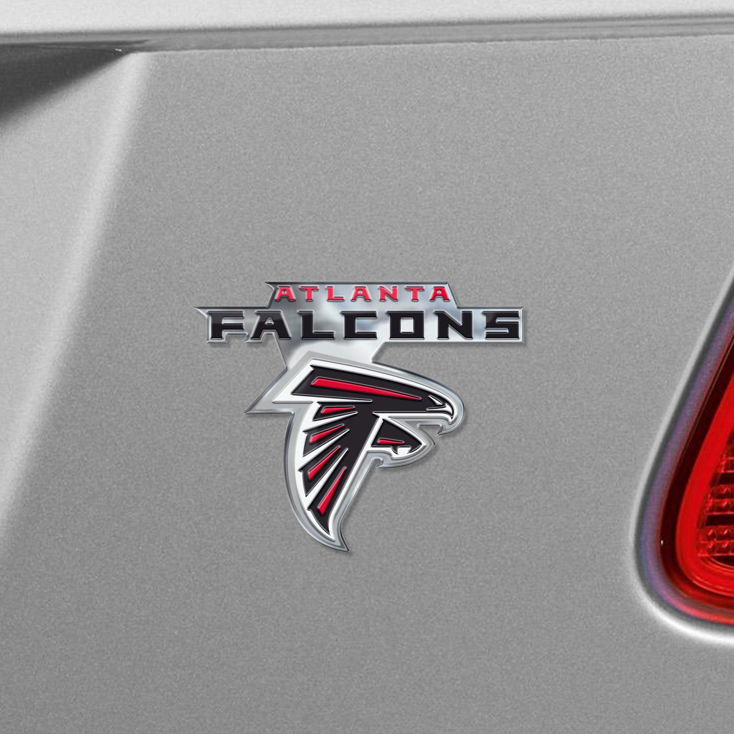 Fanmats Atlanta Falcons Heavy Duty Aluminium geprägte Farbe Emblem – Alternative