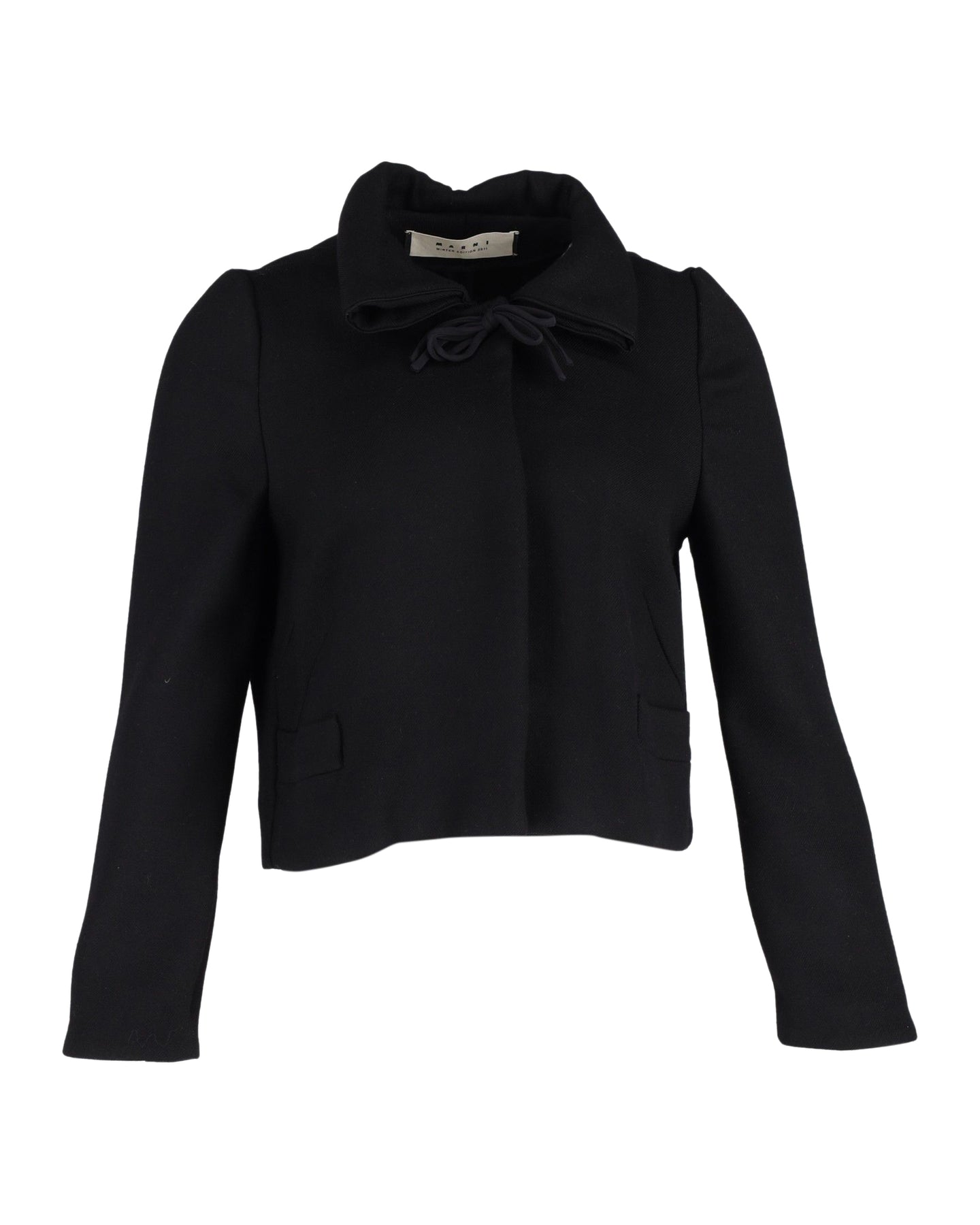 Marni verkürzt Jacke in Schwarz