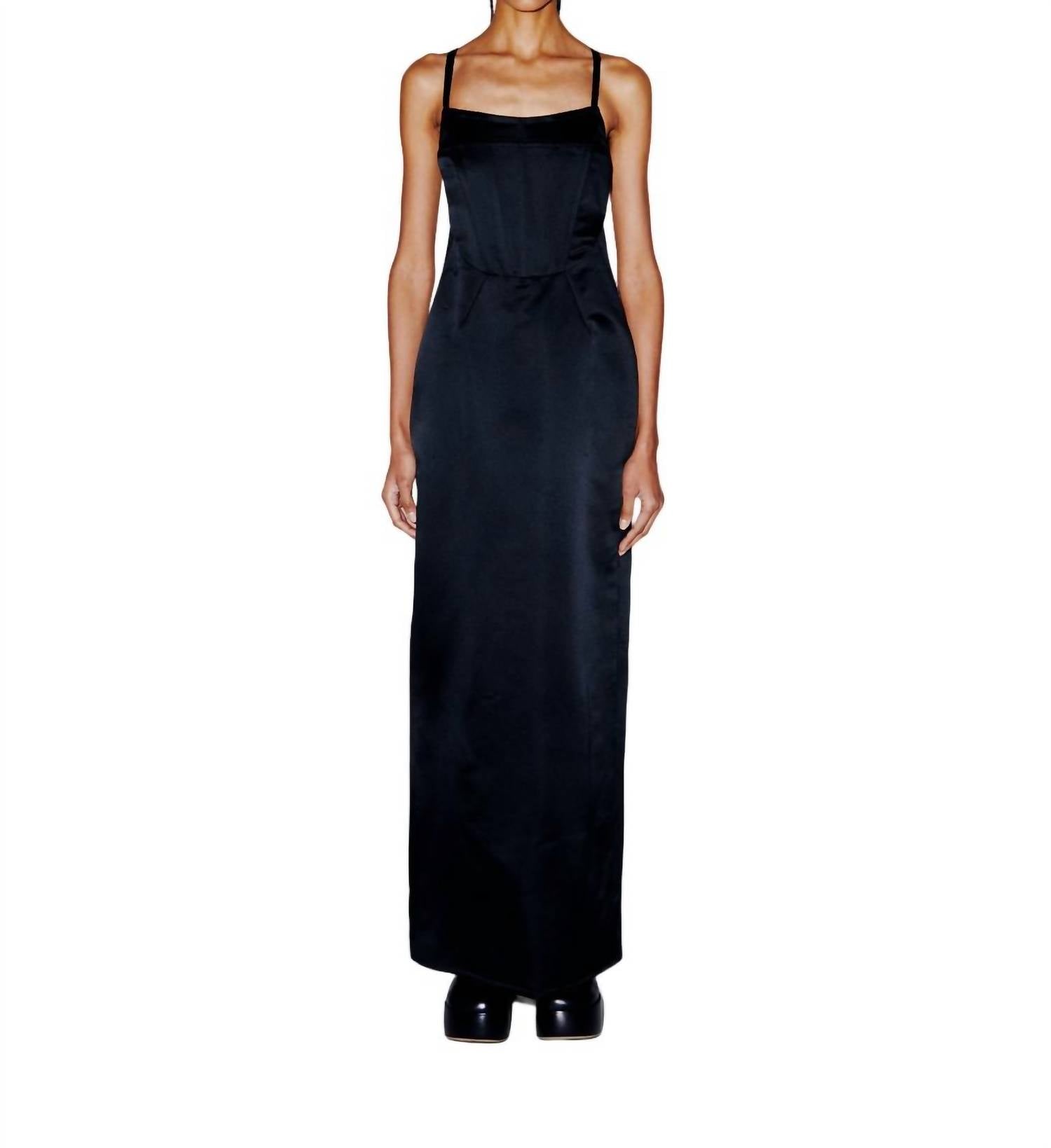 Duchesse Korsettkleid in Schwarz