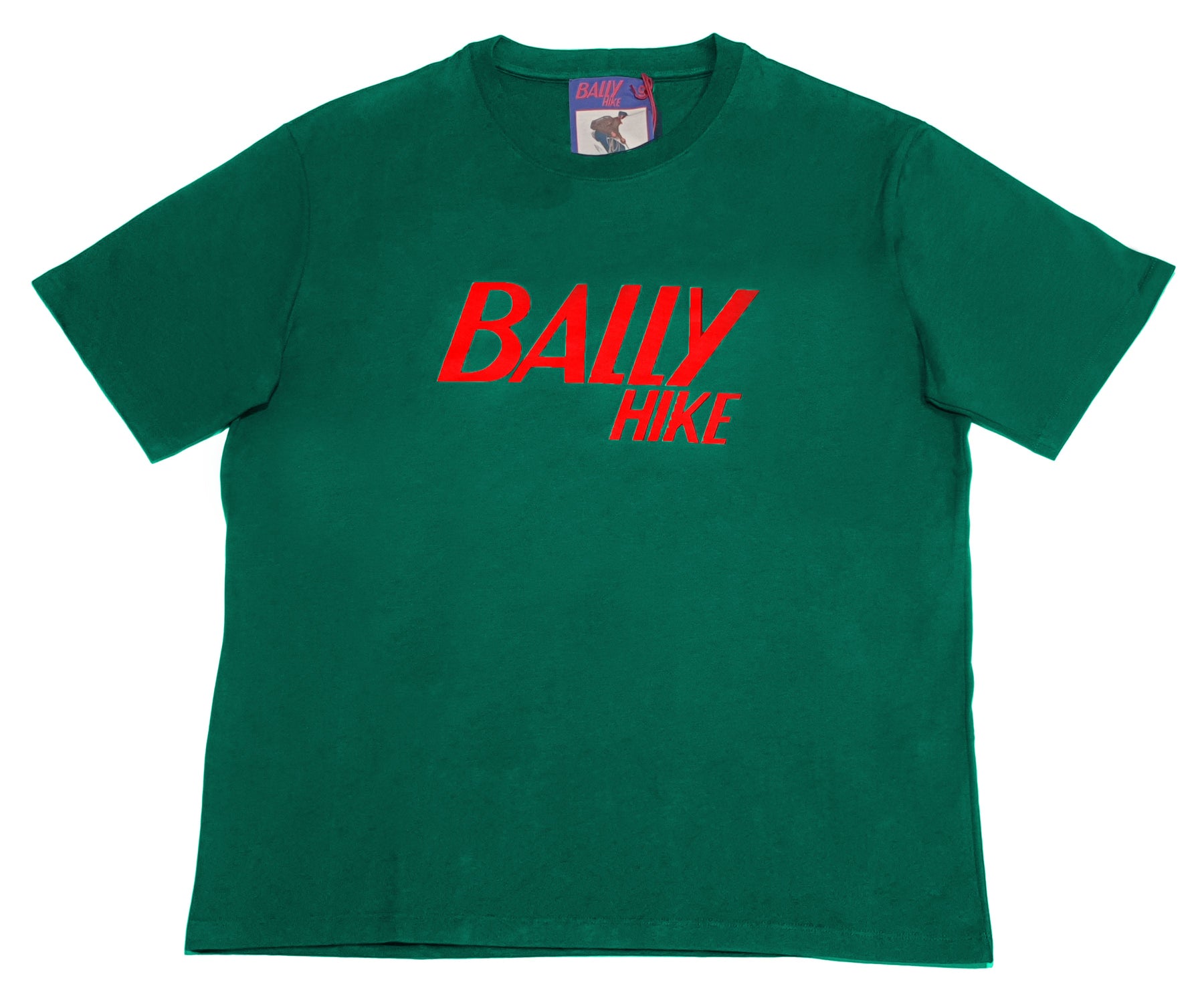 Bally 6238608 Herren Wanderung Grün Baumwolle Logo T-Shirt