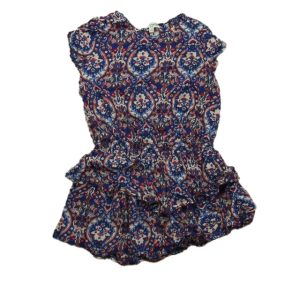 Spendid Mädchen Blau Blumenkleid