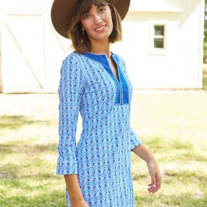 Sullivan’s Island Gesticktes Tunika Kleid