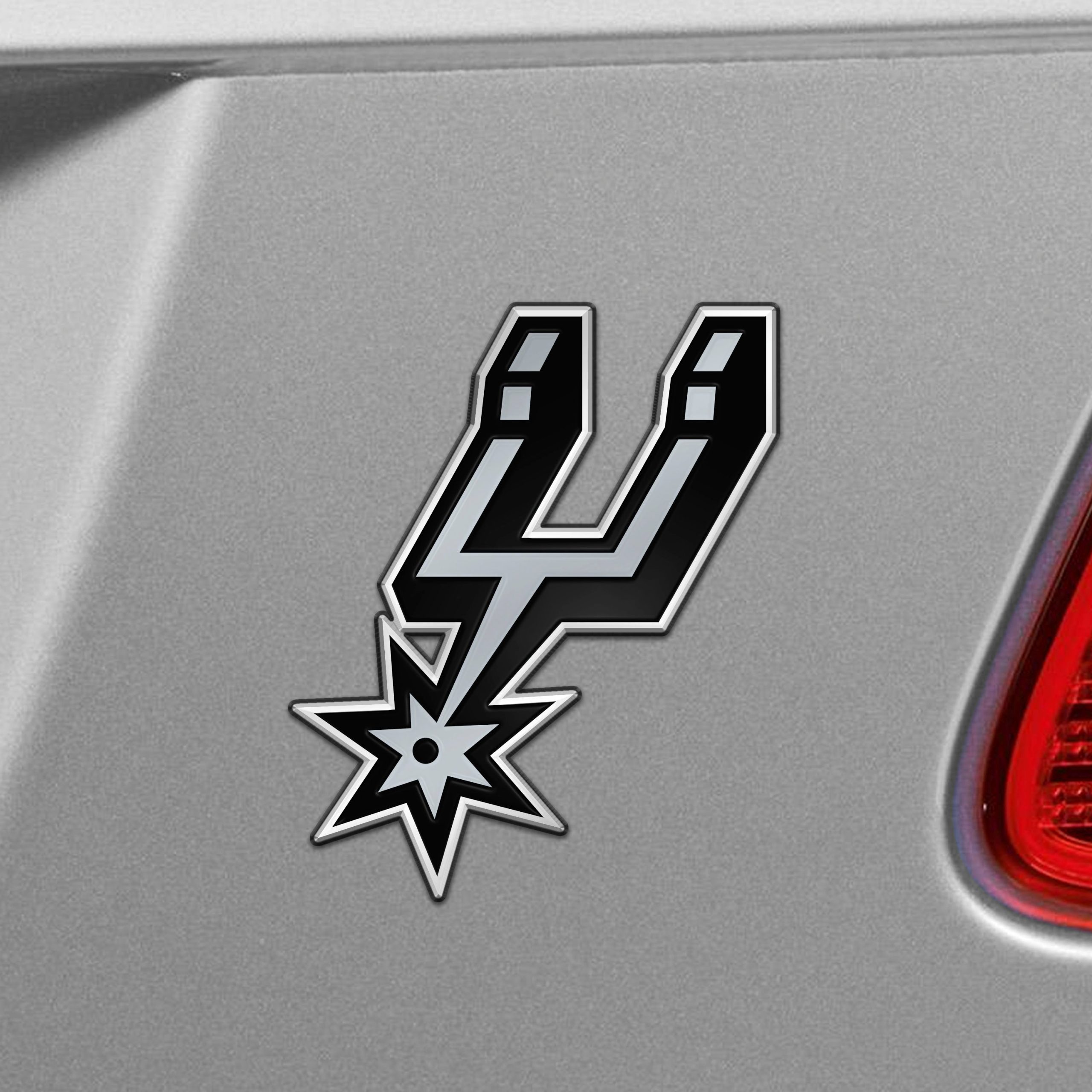 Fanmats San Antonio Spurs Heavy Duty Aluminium geprägte Farbe Emblem