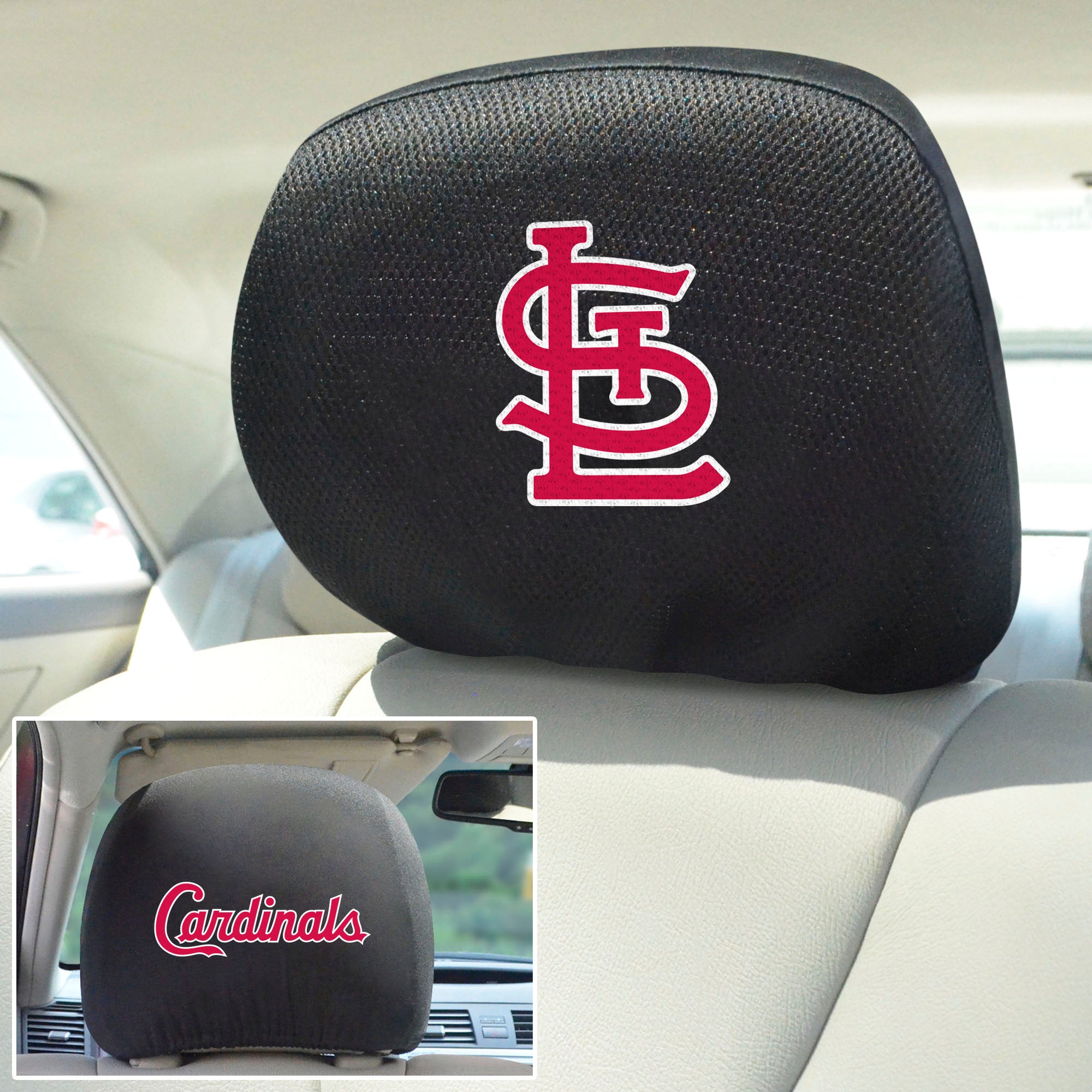 Fanmats St. Louis Cardinals bestickt Kopf Rest Cover Set – 2 Stück