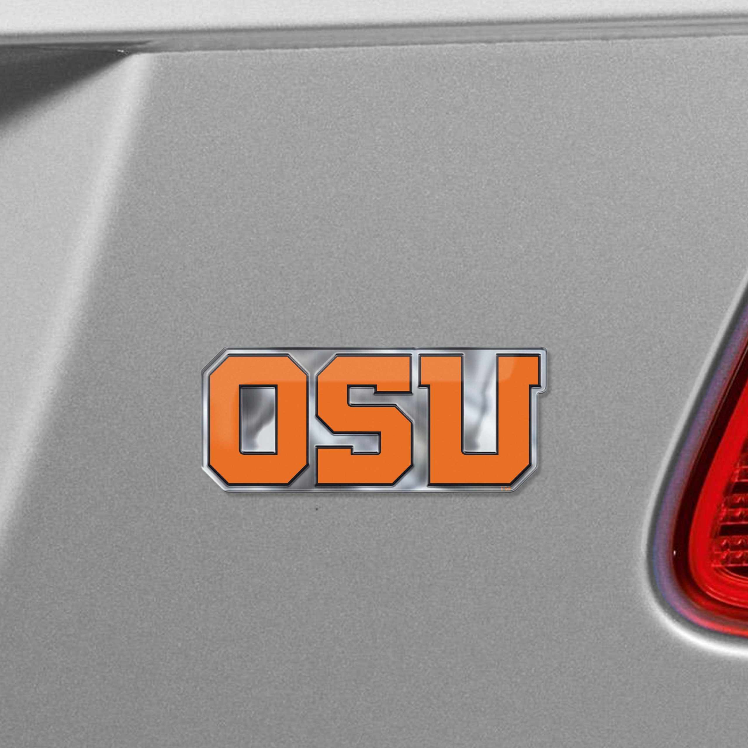 Fanmats Oregon State Bibers Heavy Duty Aluminium geprägte Farbe Emblem – Alternative