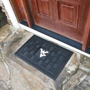 Fanmats West Virginia Mountaineers Heavy Duty Vinyl Medallion Türmatte - 19,5 "x 31"