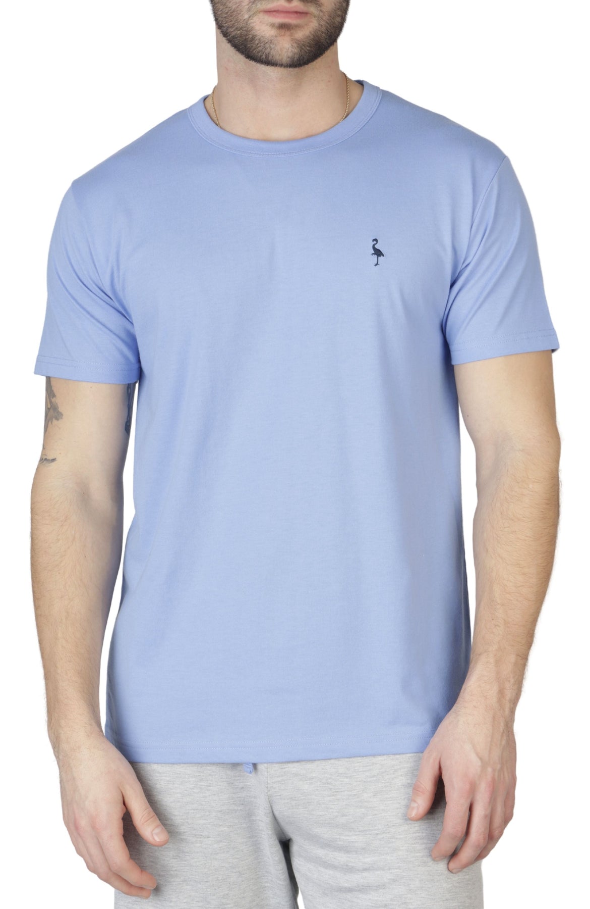 Das Jersey Rundhalsausschnitt T-Shirt